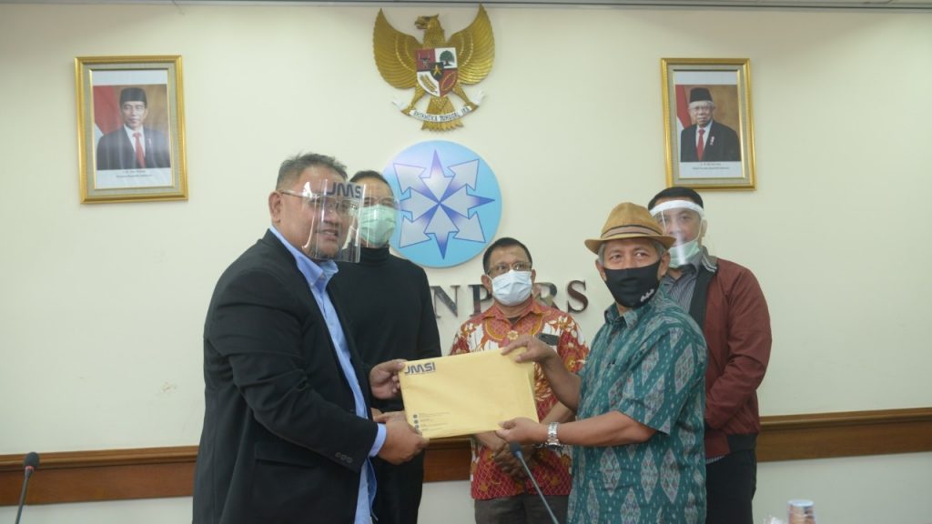 jmsi serahkan dokumen pendaftaran ke dewan pers