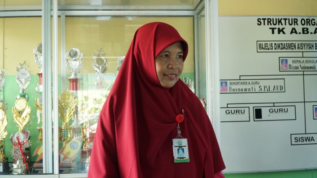 Tak Kenal Menyerah, ABA 4 di Tengah Pandemi Guru TK ABA 4 Bontang Risma Najmiyah
