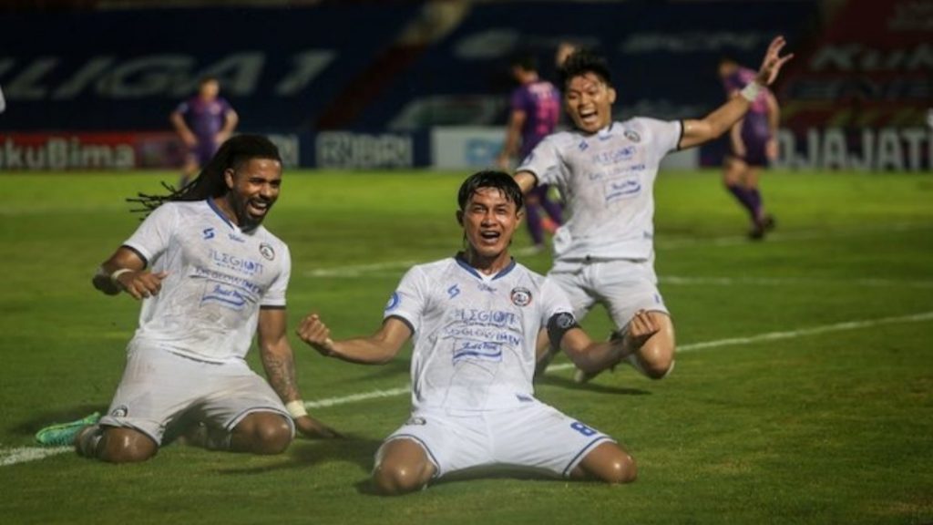 Arema Menang melawan Bhayangkara