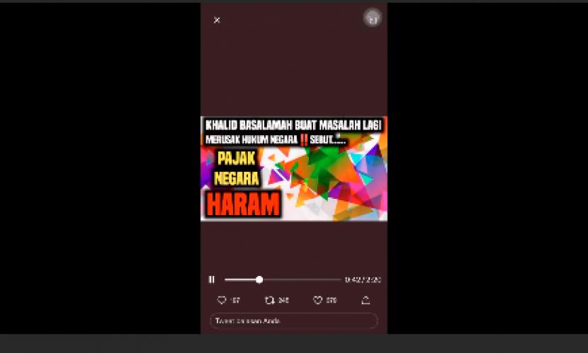 Ini Video Pajak Haram Ustadz Khalid Basalamah yang Kembali Diserang Viral video Ustadz Basalamah terkait soal ceramah pajak haram.