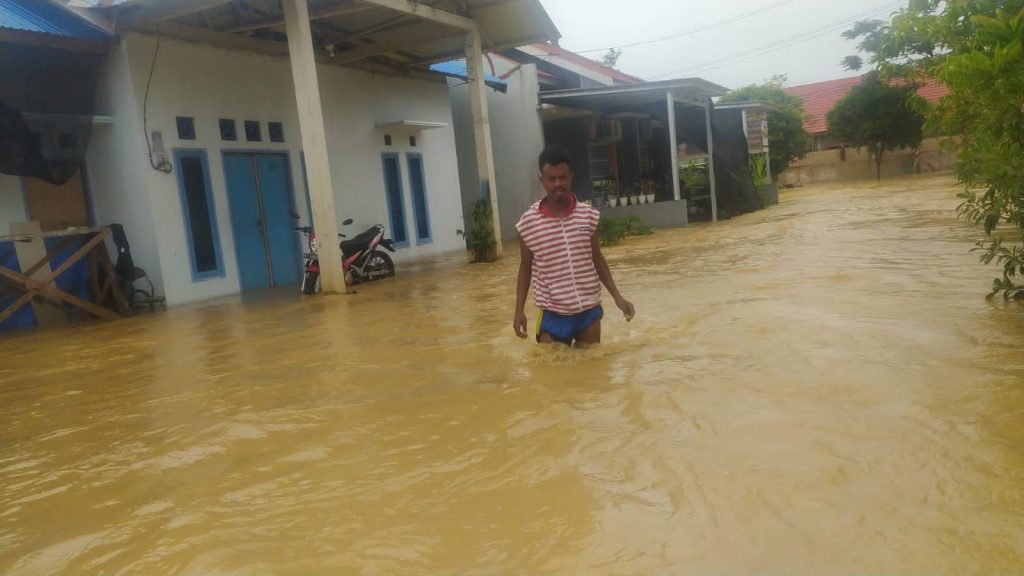 Sebagian Wilayah Bontang Kembali Terendam Air