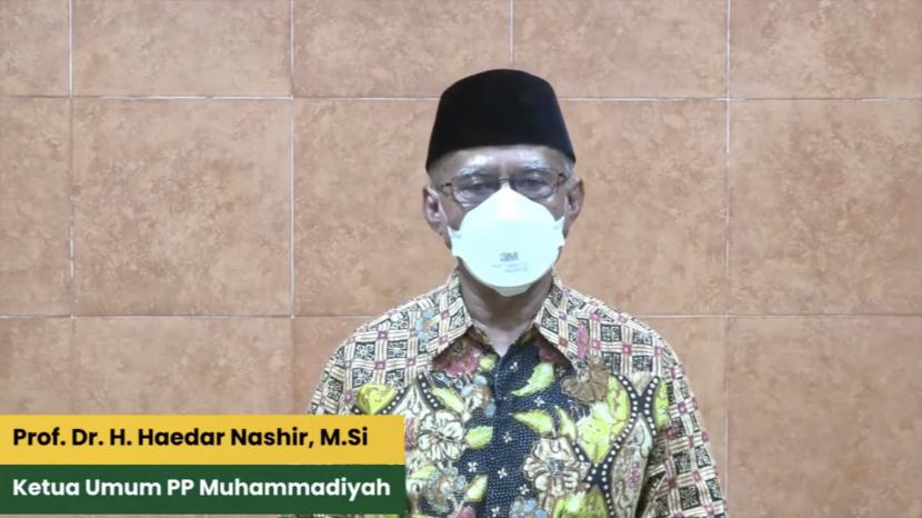 Idul Fitri Momentum Tingkatkan Pengendalian Diri Ketua Umum PP Muhammadiyah, Prof Haedar Nashir.