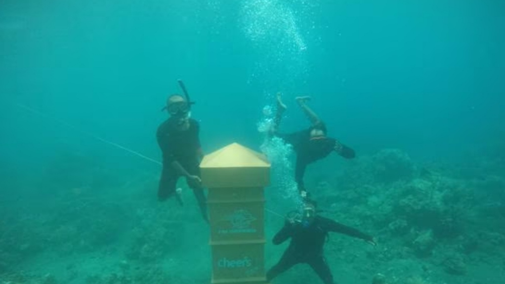 Wow!Pos Banyuwangi Hadirkan Spot Selfie Bawah Laut di Wisata Grand Watudodol