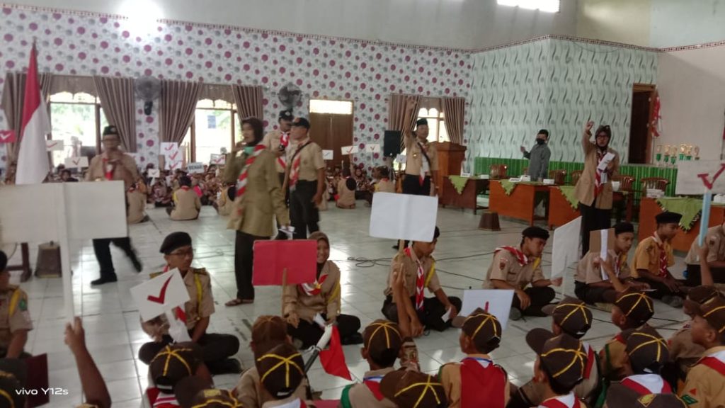 Kwaran Wedarijaksa Gelar Pesta Siaga Di Gedung PGRI Setempat