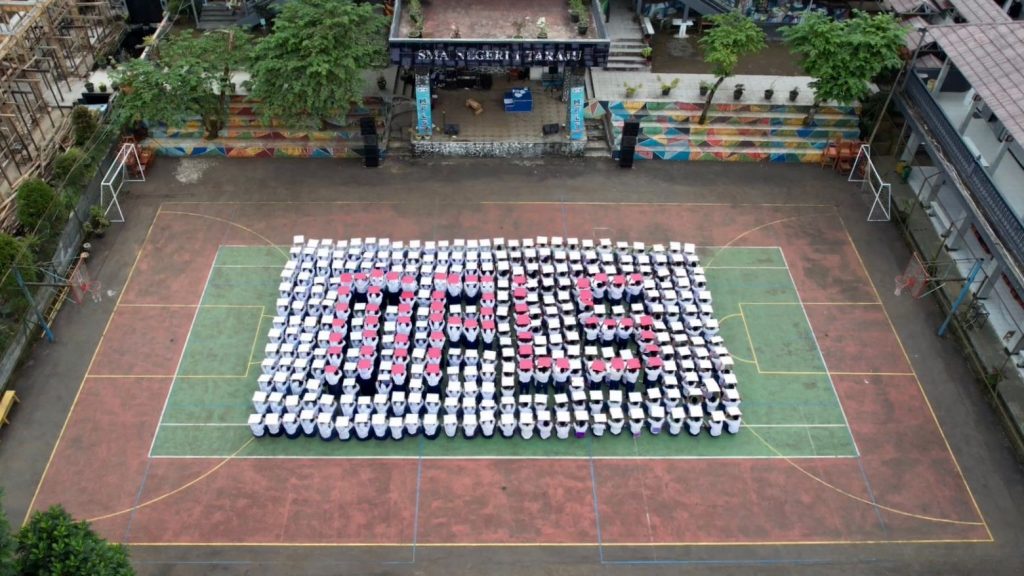 Antusiasme Peserta Didik di MPLS SMAN 1 Taraju