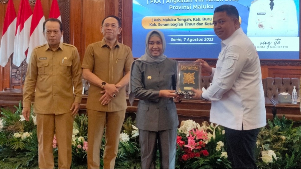 BPSDM Provinsi Maluku Belajar Lapangan di wa Kota Mojokerto
