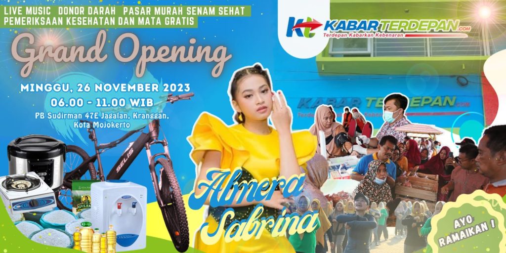 Semarak Grand Opening Kabarterdepan.com, Hadirkan Primadona Pantura Almera Sabrina