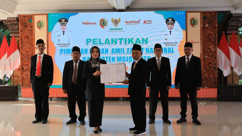 Ikfina Fahmawati, Bupati Mojokerto melantik Baznas Kabupaten Mojokerto