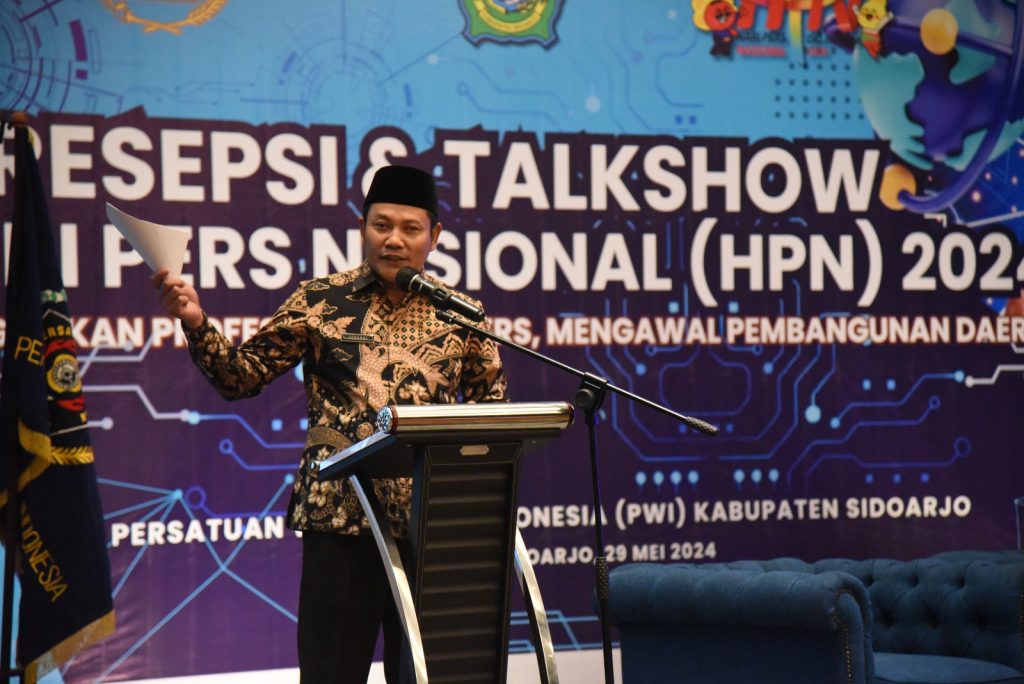 Subandi, Plt Bupati Sidoarjo di Hotel Luminor, Rabu (29/5/2024) (Yunda/GOnews.id)