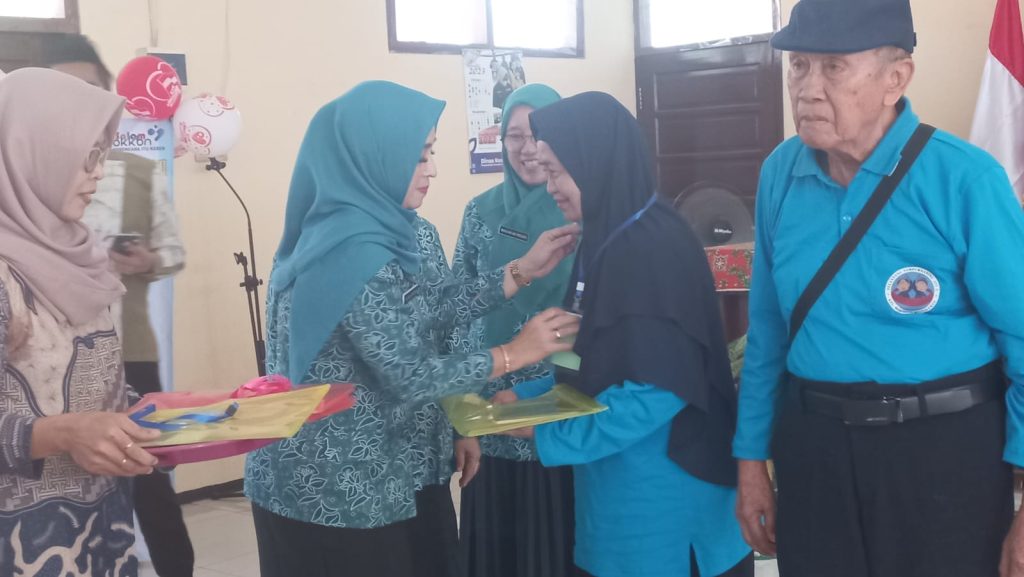 Perkuat Ketahanan Keluarga, Kota Mojokerto Luncurkan SOTH dan Selantang Penjabat (Pj) Ketua Tim Penggerak PKK Kota Mojokerto, Nia Wayanti Ali Kuncoro saat membuka SOTH