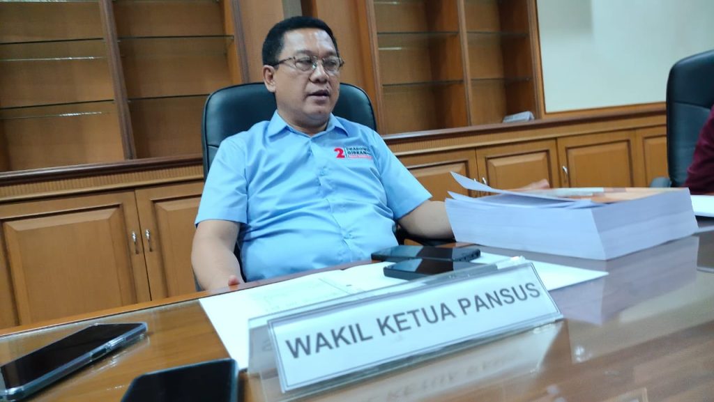 David Rante, Anggota Komisi B di Gedung DPRD Kutim, Rabu (10/7/2024) (Ahmad/Gonews.id)