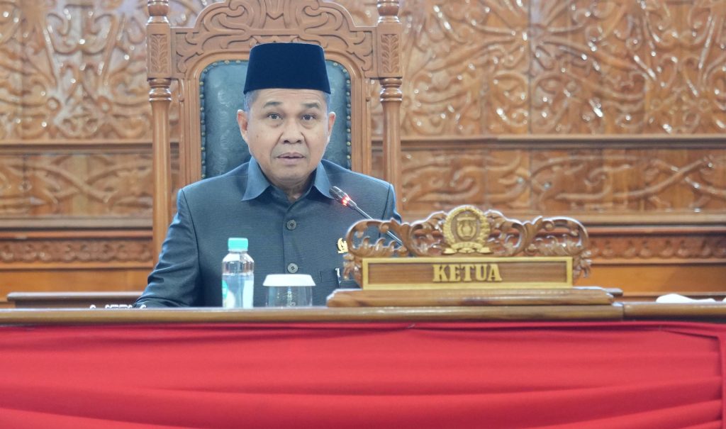 Ketua DPRD Kutim Pimpin Paripurna ke-27 Joni, Ketua DPRD Kutim