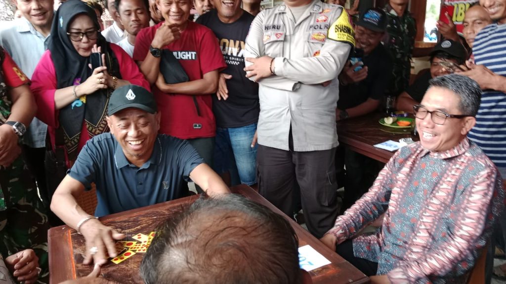 Ardiansyah Sulaiman, Bupati Kutim saat membuka Turnament Domino KKSS 2024, Sabtu (27/7/2024) (Ahmad/GOnews)