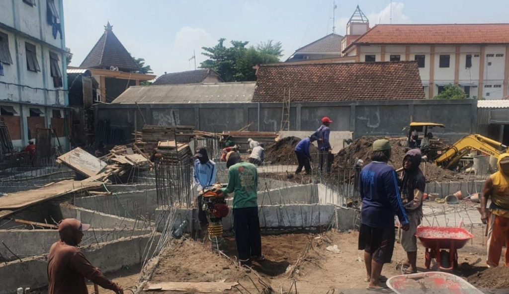 Fondasi tahan gempa pesantren
