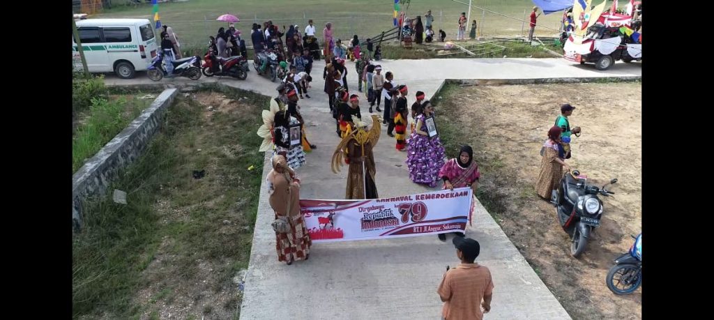 Karnaval Budaya Semarakkan HUT RI di Suka Maju