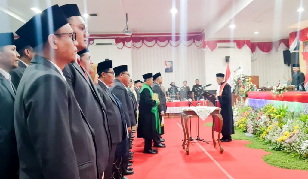 Pelantikan anggota DPRD Situbondo 2024-2029