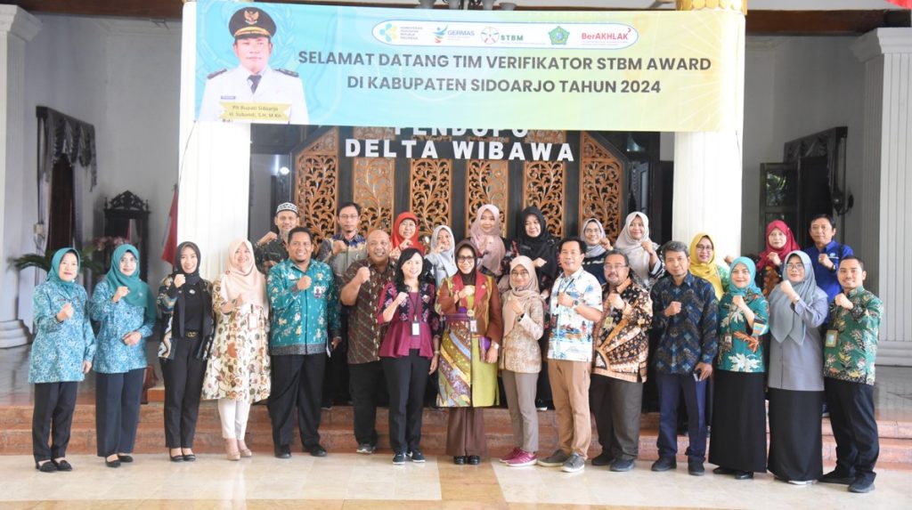 Pemkab Sidoarjo Terima Kunjungan Verifikasi Kementerian untuk STBM Award 2024, Selasa (27/8/2024)