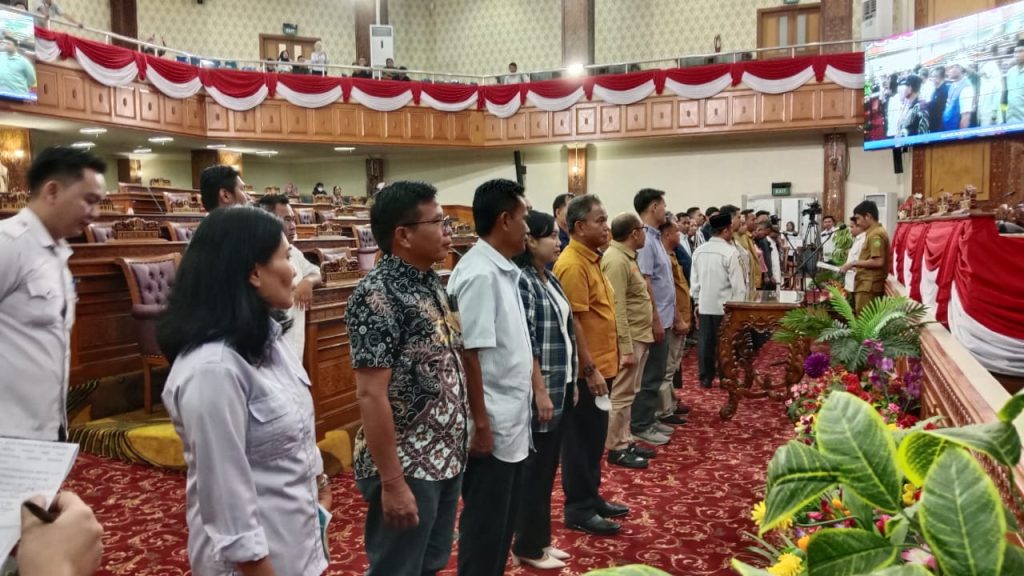 Persiapan Pelantikan Anggota DPRD Kutim Periode 2024-2029 Gladi Persiapan Pelantikan Anggota DPRD terpilih 2024-2029 di Gedung DPRD Kutim, Senin (12/8/2024) (Ahmad/GOnews)