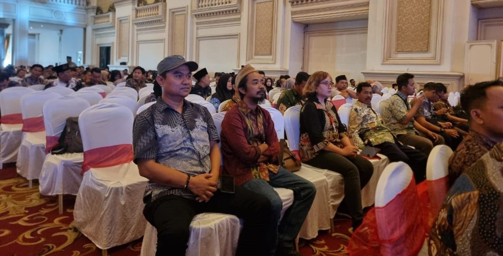 Bawaslu Mojokerto Hadiri Peluncuran Rumah Data Jatim untuk Pengawasan Pemilu 2024 ketua Bawaslu kab Mojokerto Dody Faizal