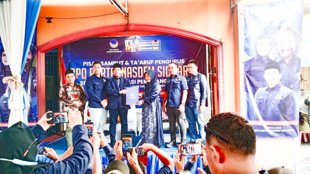 Dewan Pimpinan Daerah (DPD) Partai Nasdem Kabupaten Sidoarjo resmi mengalami pergantian kepengurusan