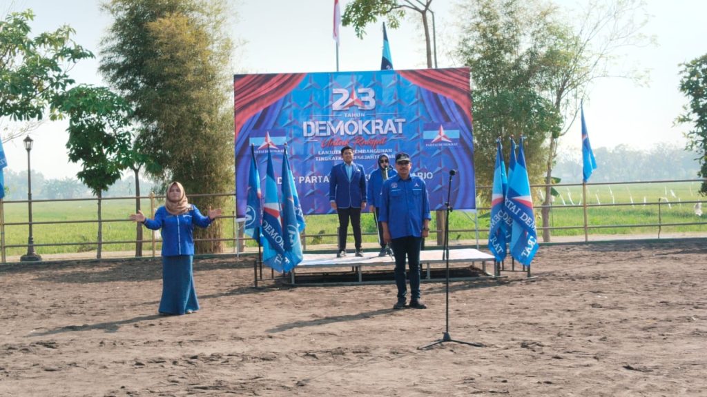 DPC Partai Demokrat kabupaten Sidoarjo menggelar apel siaga Pilkada 2024