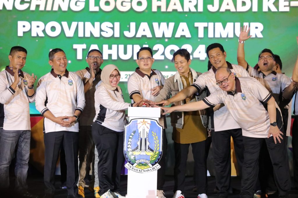 Kabupaten Sidoarjo menjadi tempat kick off dan launching logo peringatan Hari Jadi Provinsi Jawa Timur ke-79 Tahun 2024.