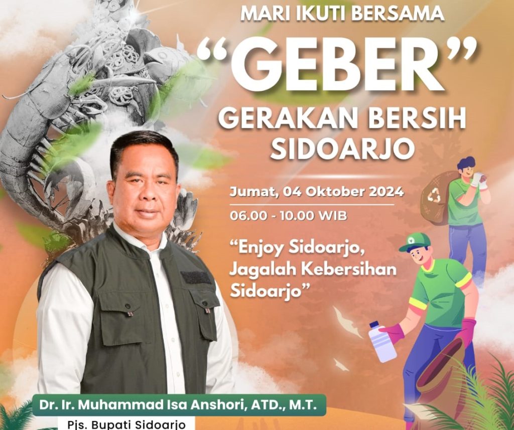 Pjs. Bupati Sidoarjo Dr. Ir. Muhammad Isa Anshori, A.TD., M.T