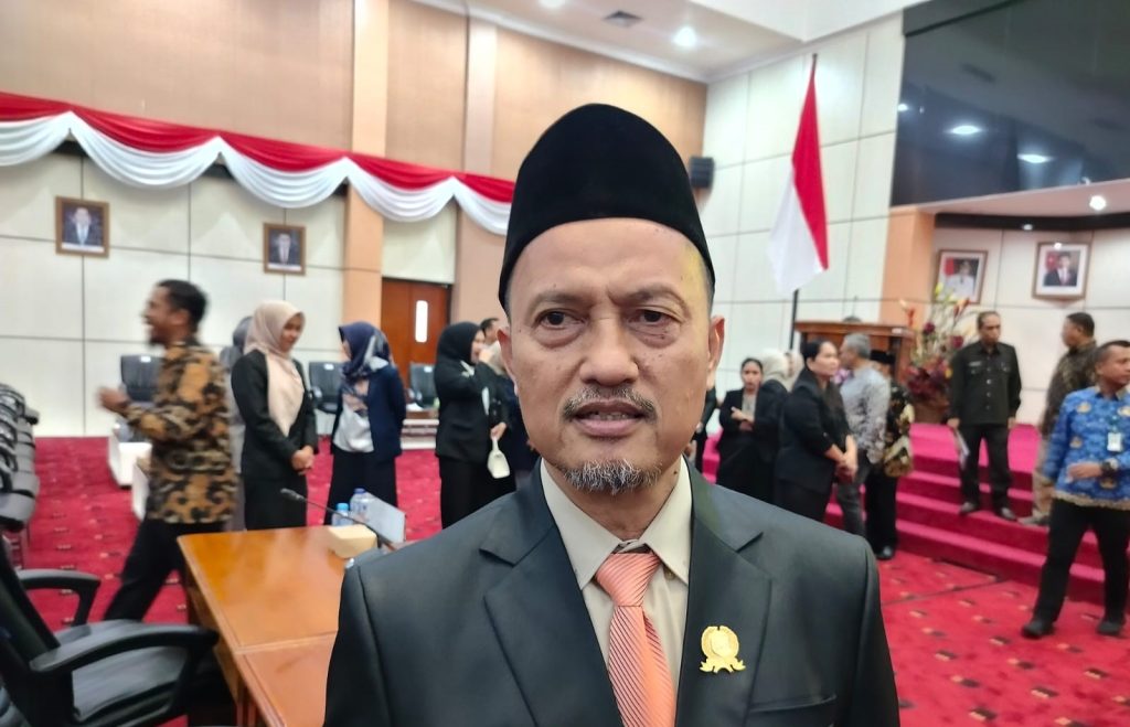 Saeful Rizal, Anggota DPRD Kota Bontang saat di wawancarai di Gedung DPRD Kota Bontang, Kamis (17/10/2024) (Agt/GOnews)