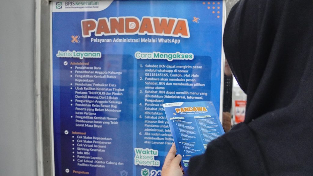 BPJS Kesehatan Sidoarjo Permudah Masyarakat Urus Administrasi JKN Melalui Pandawa.