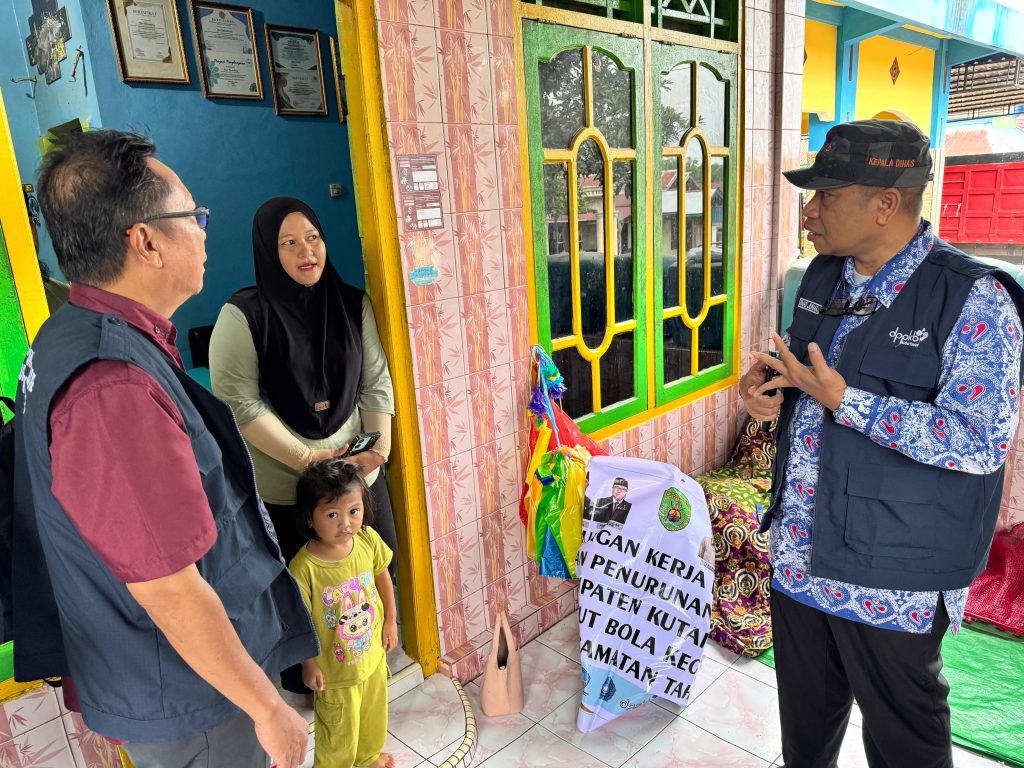 TPPS Kutim menggelar kunjungan kerja lapangan di Kecamatan Kongbeng, Jumat (24/1/2025).