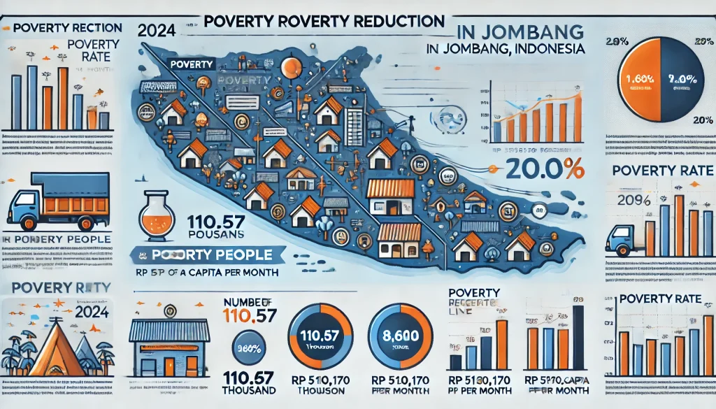 Ilustrasi angka kemiskinan di Kabupaten Jombang