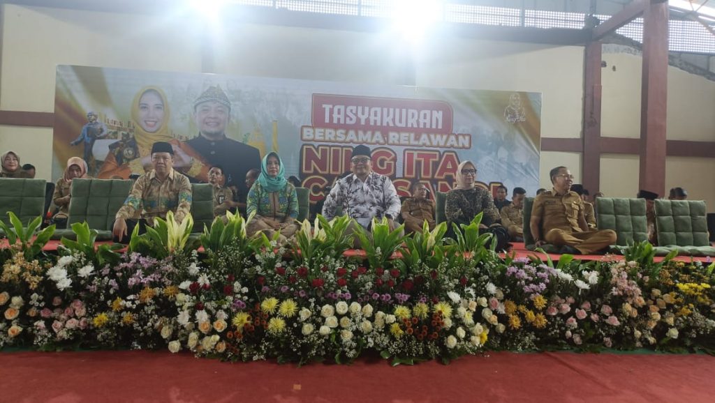Tasyakuran Bersama Relawan, Ning Ita Ajak Wujudkan Panca Cita Wali Kota Mojokerto, Hj. Ika Puspitasari, S