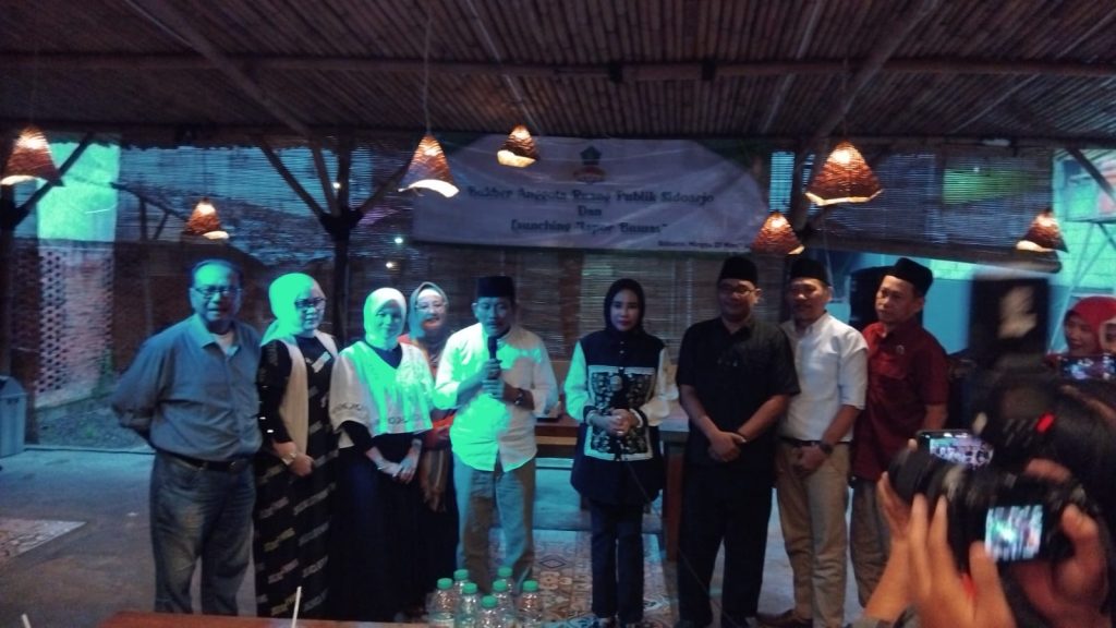 Lapor Buwas Diluncurkan, Saluran Cepat Aspirasi Warga Sidoarjo Suasana peluncuran Lapor Buwas di Warung Putra Gama Nusantara, Minggu (23/3/2025)