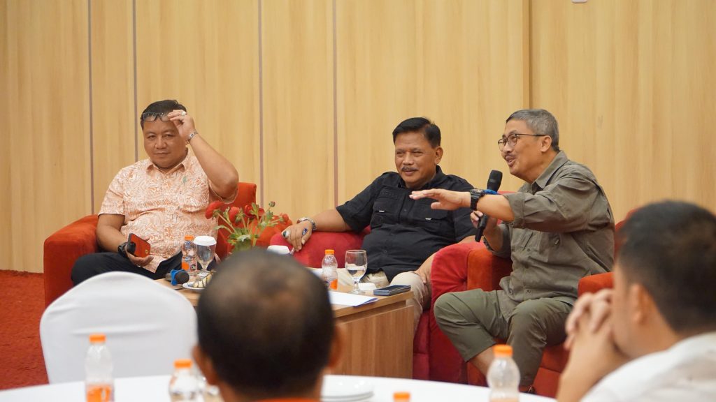 Suasana diskusi lintas lembaga digelar Nganjuk, Sabtu (29/3/2025)(Foto: Dok_Bulog)
