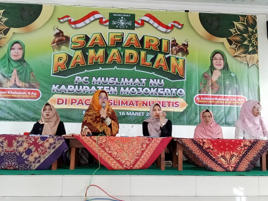 Kegiatan Safari Ramadhan Muslimat NU di Kecamatan Jetis