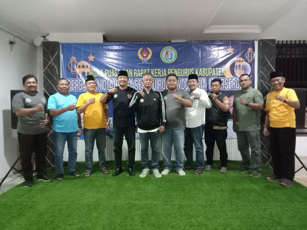 PORSEROSI Mojokerto Optimis Raih Medali di Porprov IX Jajaran Pengurus Persatuan Olahraga Sepatu Roda Indonesia (PORSEROSI) Kabupaten Mojokerto di Warung Kiyen Panjer, Mojosari, Rabu (19/3/2025)