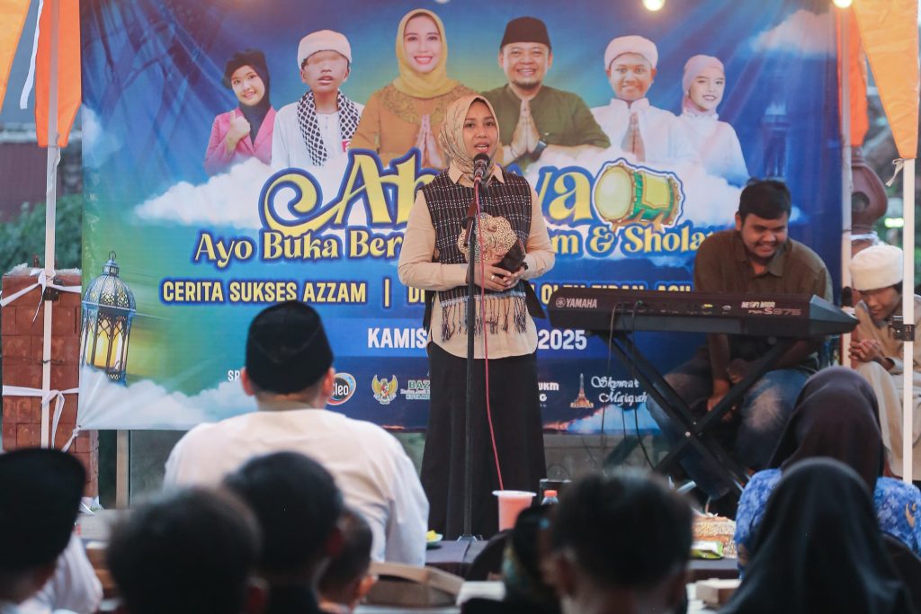 Buka Puasa di Skywalk, Ning Ita Berbagi dengan Anak Yatim Wali Kota Mojokerto Ika Puspitasari