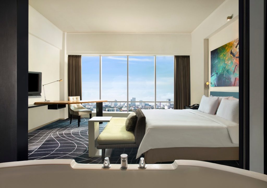 Tingkat Hunian ARTOTEL TS Suites Surabaya Naik Tajam Salah satu kamar ARTOTEL TS Suites Surabaya (Foto: Markom Artotel)
