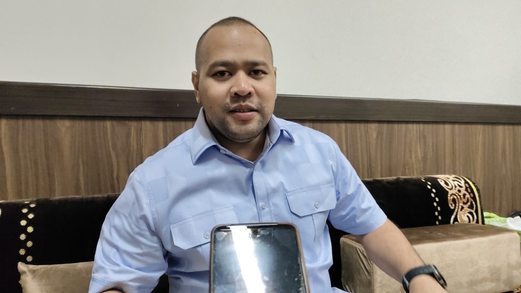 Wakil Ketua Komisi III DPRD Kalimantan Timur, Akhmed Reza Fachlevi saat diwawancarai di Gedung DPRD Kaltim, Senin (5/5/2025) (AS/GOnews.id)