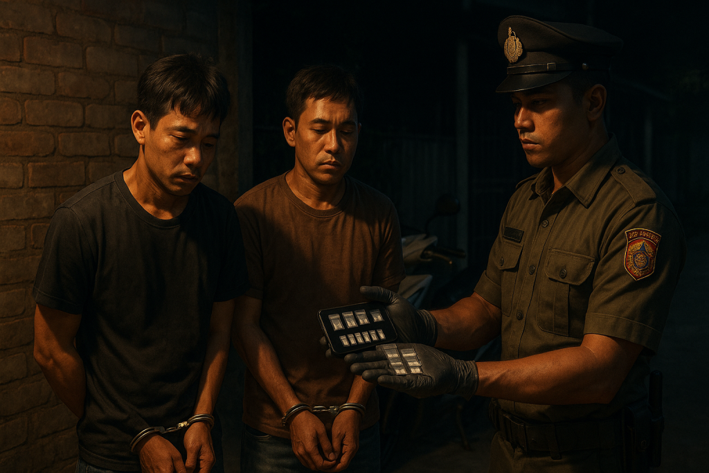 Dua Pria Diciduk Polisi Samarinda