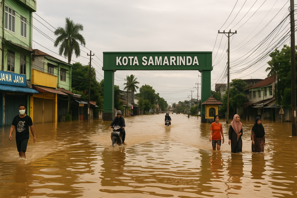 gambar banjir samarinda