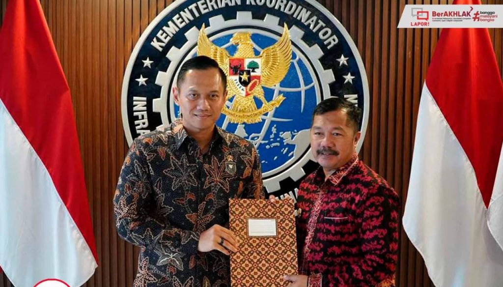 Bupati Kerinci Serahkan Proposal Infrastruktur ke Menko AHY Bupati Kerinci Monadi
