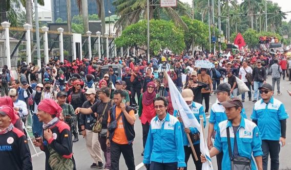 Said Iqbal Ujung Jolokan Demo Buruh di DPR sebagai ‘Pemanasan’