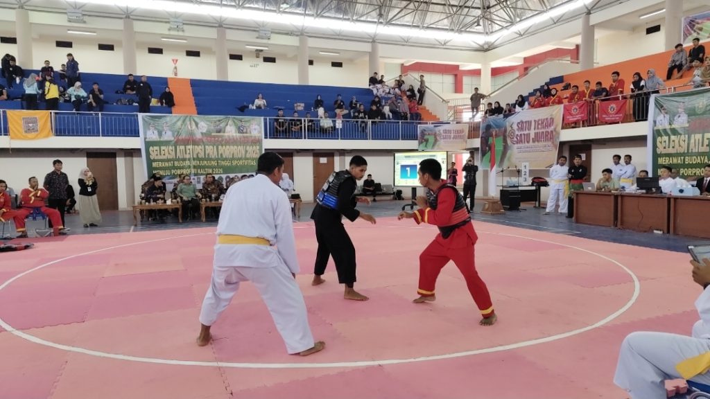 IPSI Kaltim menggelar Kejuaraan Pencak Silat Dewasa Seleksi Atlet IPSI Pra PORPROV 2025 di GOR Kudungga, Kamis (14/8/2025) (Wahyu/Gonews.id)