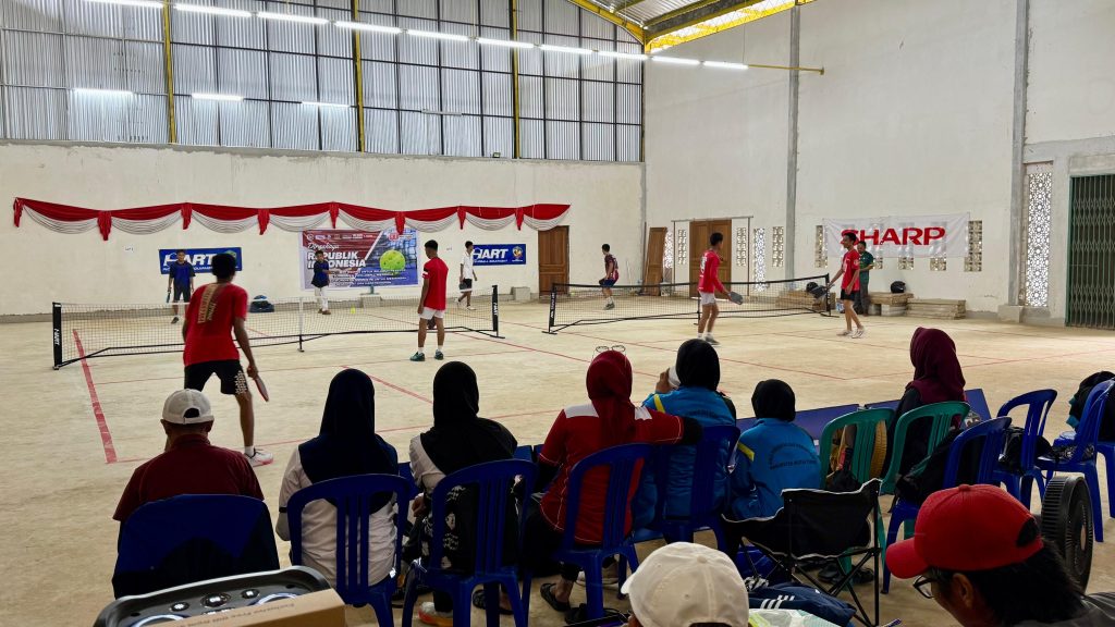Turnamen Pickleball Merdeka Kutim, Semarakkan HUT RI ke-80 Turnamen Pickleball Merdeka Champions 2025 di Wahyu Sports Station Jalan Yos Sudarso 2, Sangatta (Wahyu/GOnews.id)