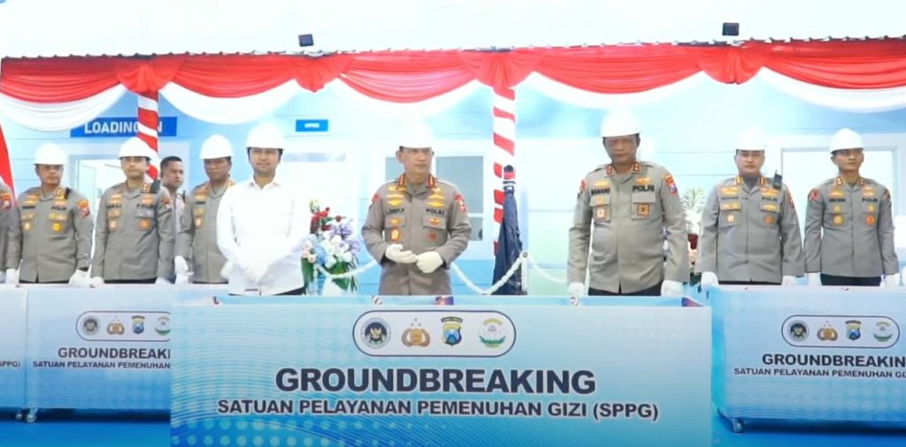 Peluncuran operasional SPPG Polresta Sidoarjo oleh Kapolri, Jenderal Listyo Sigit Prabowo, Rabu (20/8/2025)