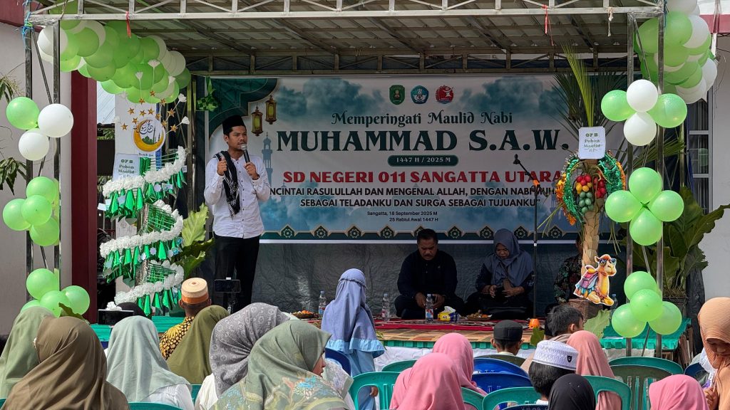 SDN 011 Sangatta Utara Meriahkan Maulid Nabi dengan Pentas PAI SDN 011 Sangatta Utara gelar Maulid Nabi