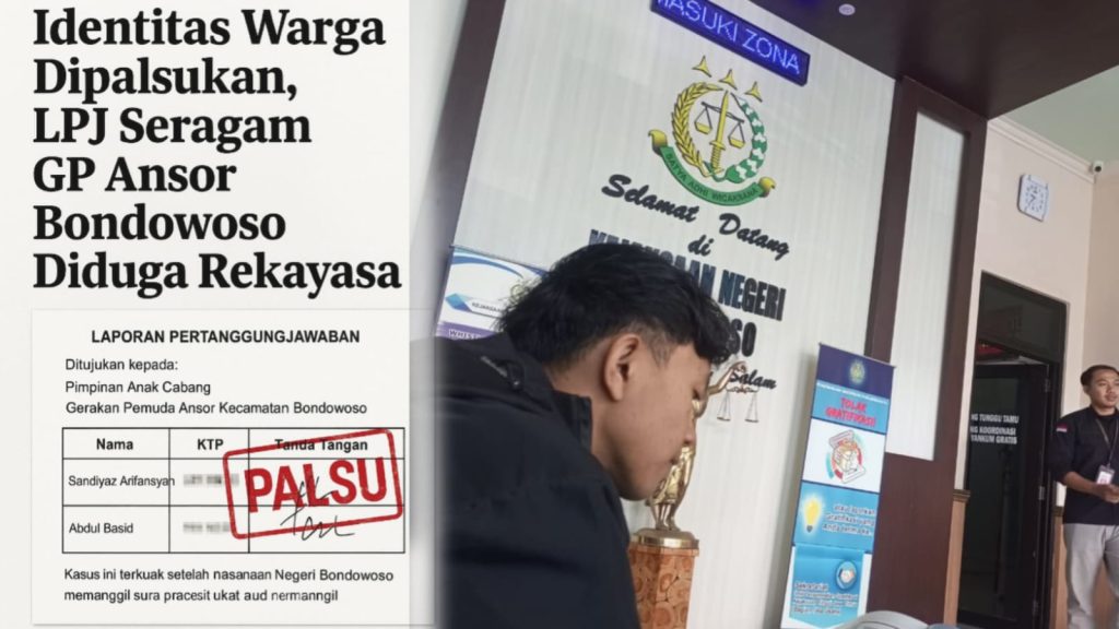 Foto saan sandiyaz Arifansyah di kejaksaan negeri bondowoso