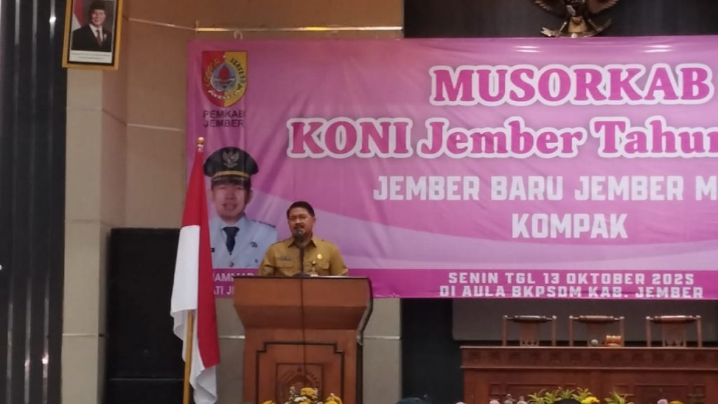 KONI Jember Gelar Musorkab 2025, Siapkan Regenerasi dan Inovasi Pembinaan Kepala Dinas Kepemudaan dan Olahraga (Kadispora) Kabupaten Jember, Edy Budi Susilo