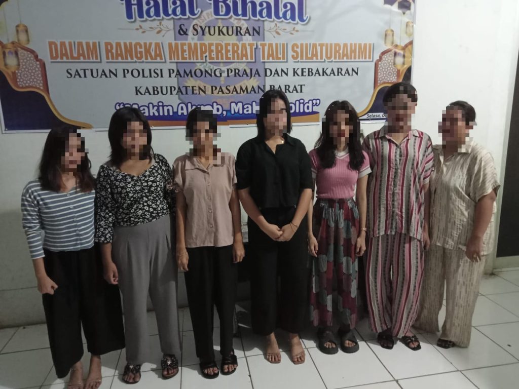 Tujuh Wanita Diduga Pemandu Lagu Terjaring Razia di Cafe Banana, Empat Diantaranya Anak Dibawah Umur (Saipen/GOnews.id)